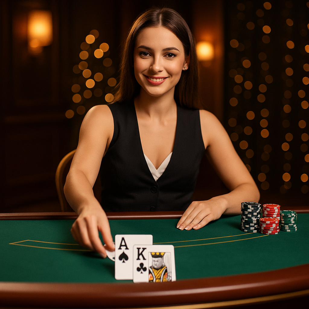 NewLucky - Blackjack Table Game - Versla de dealer