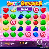 NewLucky - Sweet Bonanza Slot - Cascade winsten